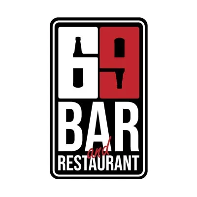 69 bar and restaurant logo